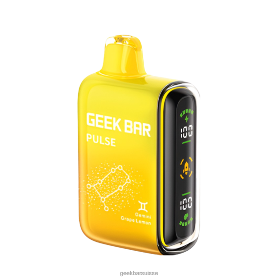 Citron raisin Gémeaux vape jetable 15k - GEEK BAR puff Geek Bar Pulse 22L2T50